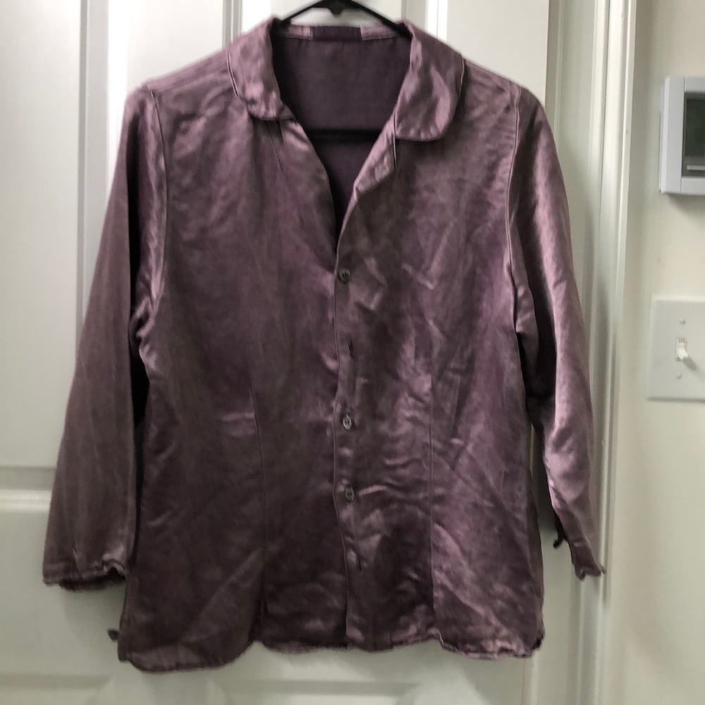 Silk hemp blouse